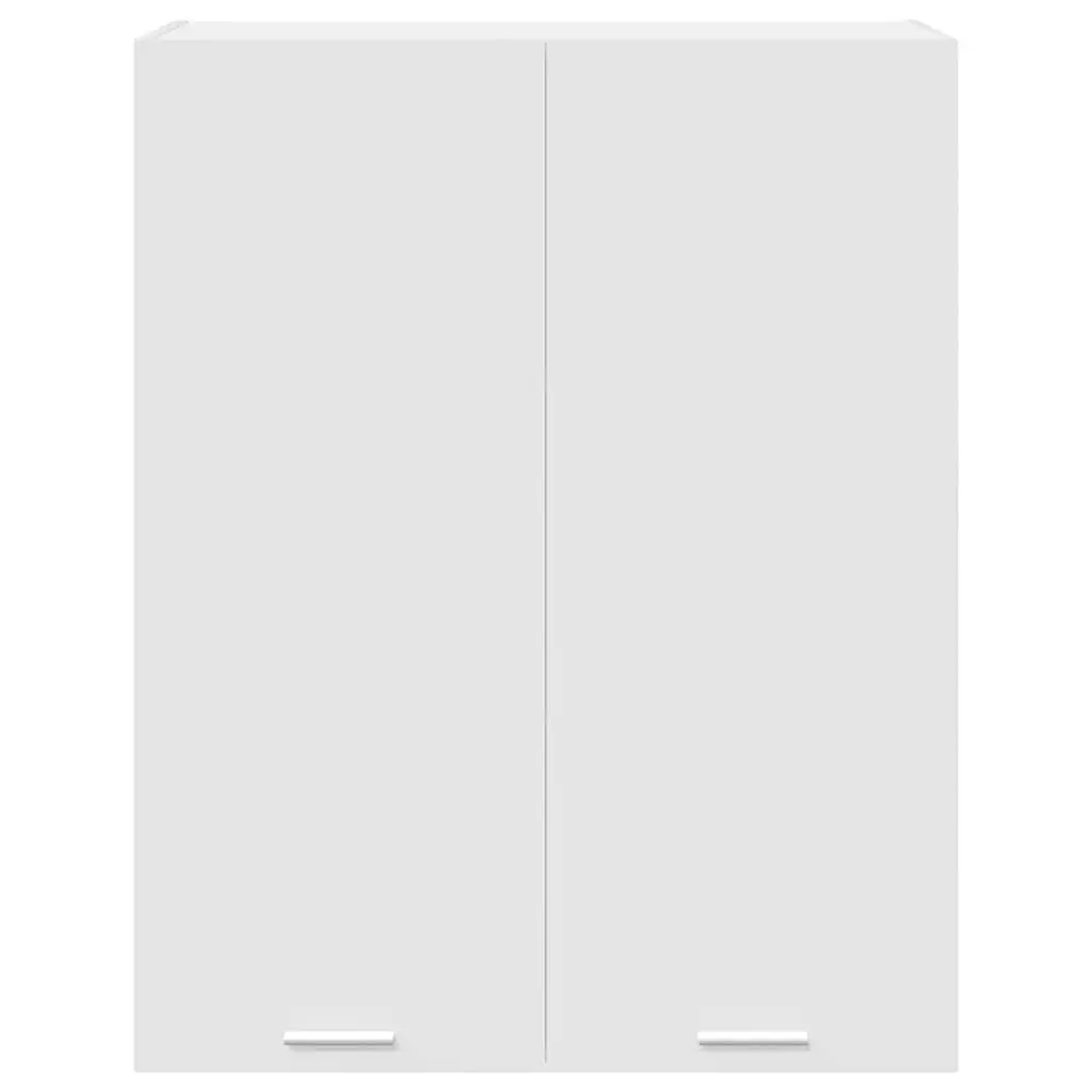 Hanging Kitchen Cabinet Modern White Engineered Wood 80x31x100cm