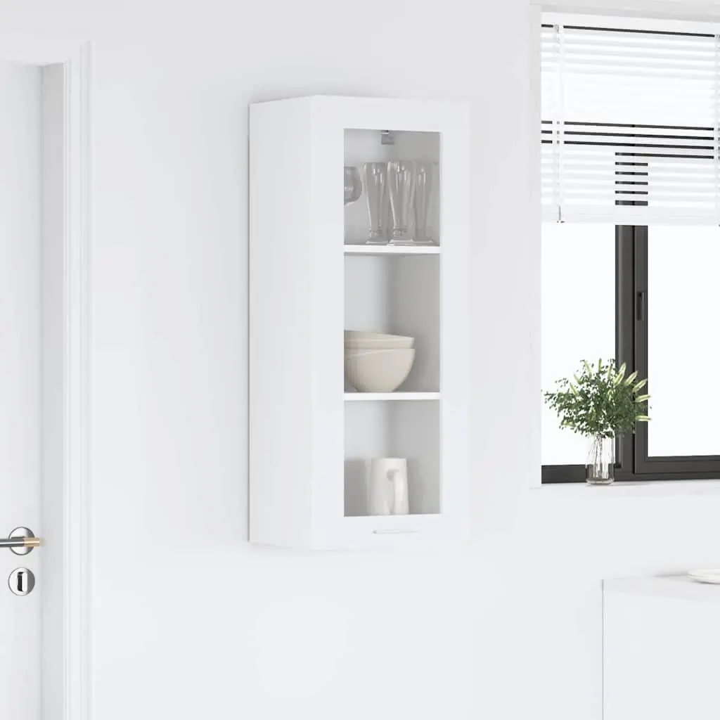 Engineered Wood Kitchen Cabinet White Hanging Storage 40 x 31 x 100 cm