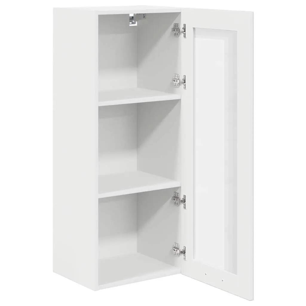 Engineered Wood Kitchen Cabinet White Hanging Storage 40 x 31 x 100 cm