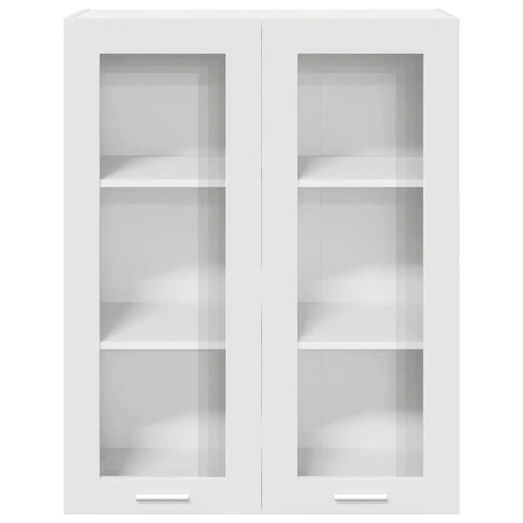 Hanging Kitchen Cabinet Modern Storage White Engineered Wood 80 x 31 x 100 cm
