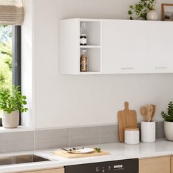 Your New Favorite Hanging Kitchen Cabinet in White