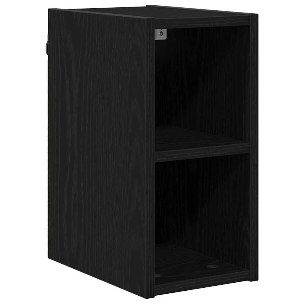 Hanging Kitchen Cabinet Modern Black Oak Engineered Wood 20x29.5x40cm