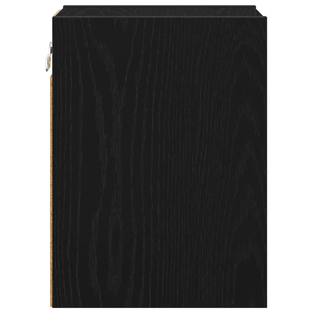 Hanging Kitchen Cabinet Modern Black Oak Engineered Wood 20x29.5x40cm