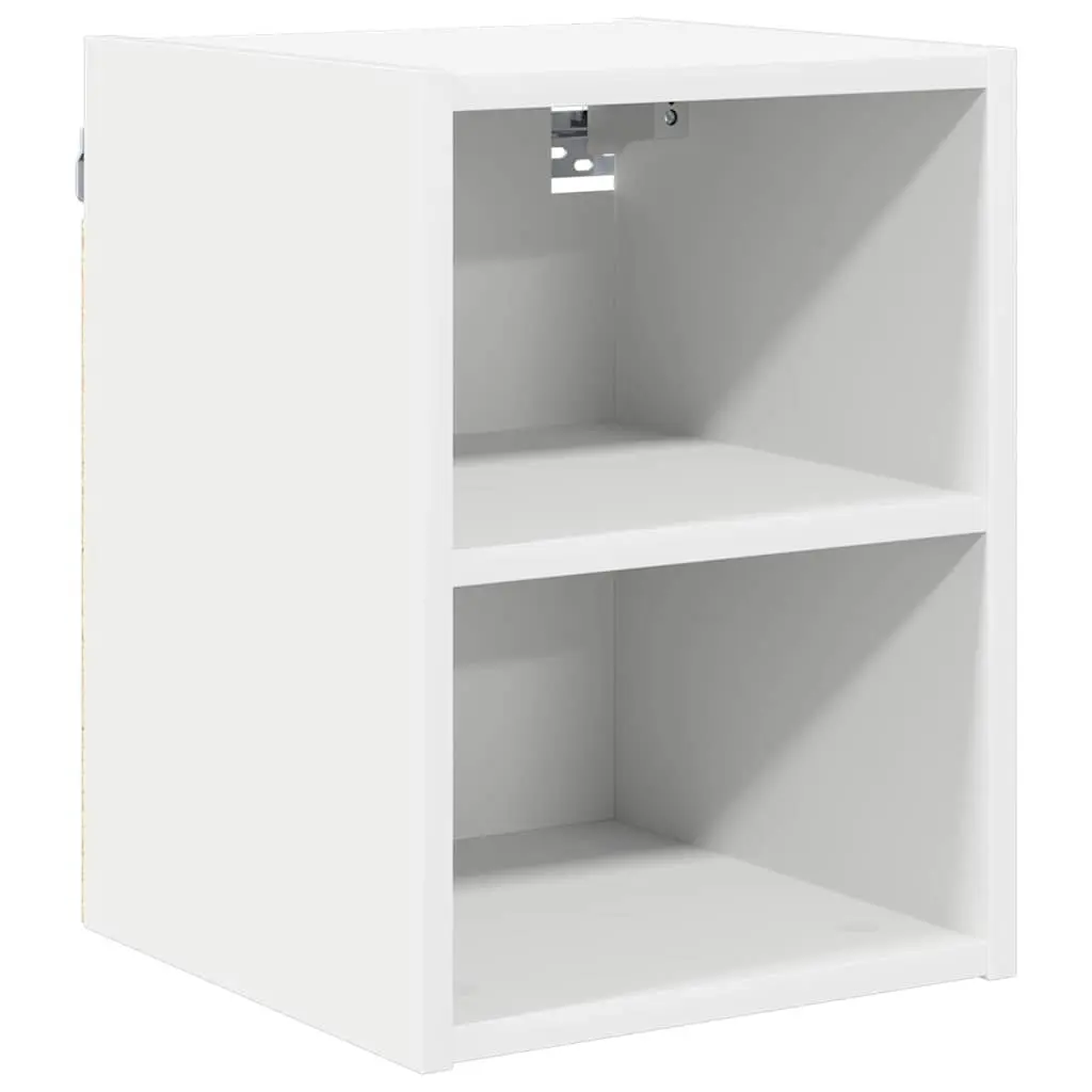 Hanging Kitchen Cabinet Modern White Engineered Wood 30 x 29.5 x 40 cm
