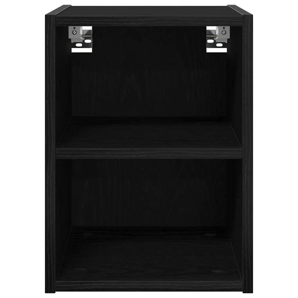Hanging Kitchen Cabinet Modern Black Oak Engineered Wood 30 x 29.5 x 40 cm