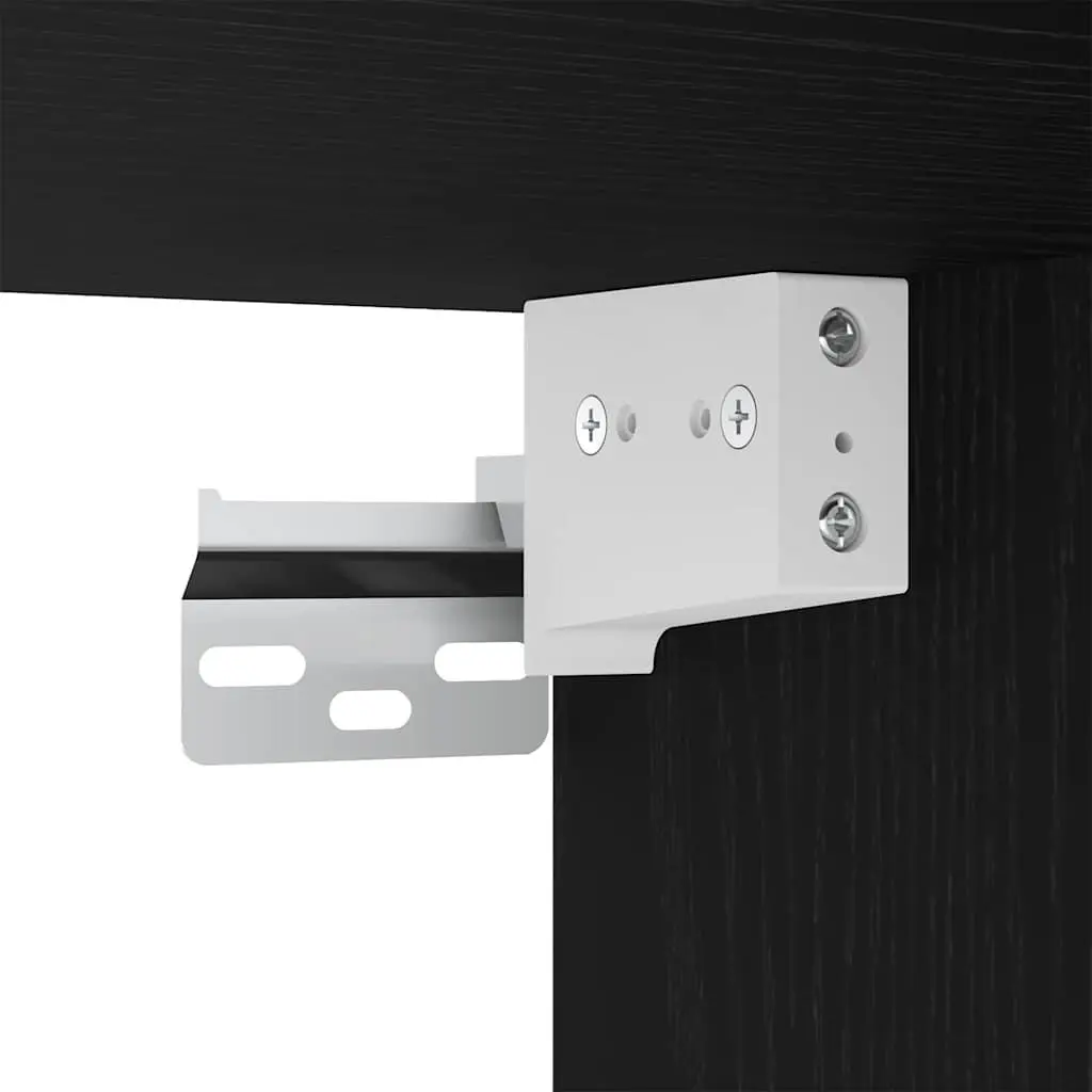 Hanging Kitchen Cabinet Modern Black Oak Engineered Wood 30 x 29.5 x 40 cm