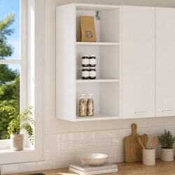 Organise Your Kitchen with a Modern White Cabinet