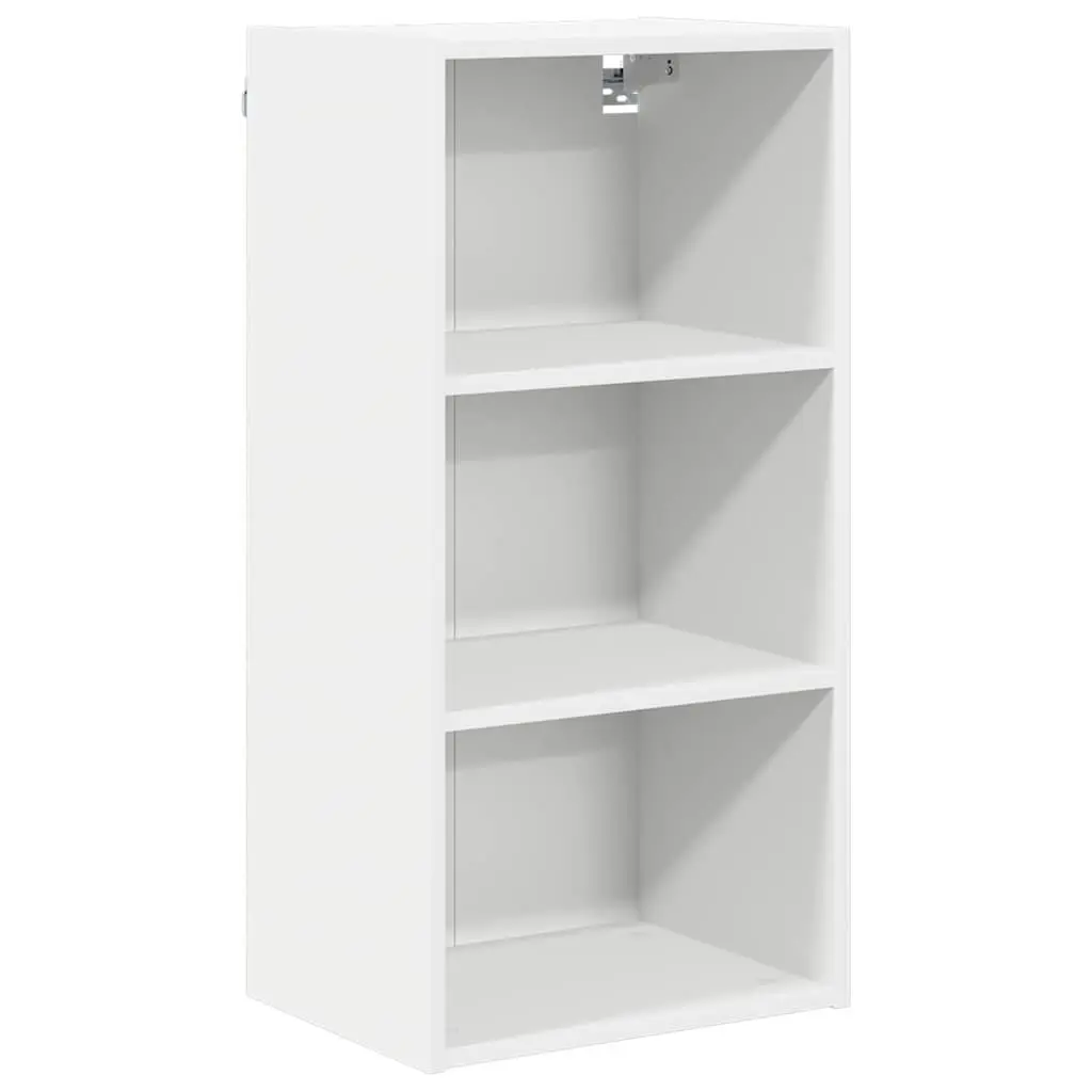 Hanging Kitchen Cabinet Modern White Engineered Wood 40x29.5x80cm