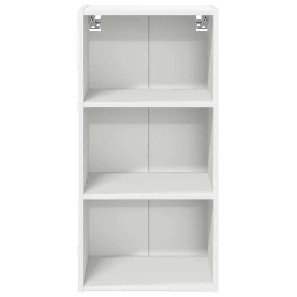 Hanging Kitchen Cabinet Modern White Engineered Wood 40x29.5x80cm