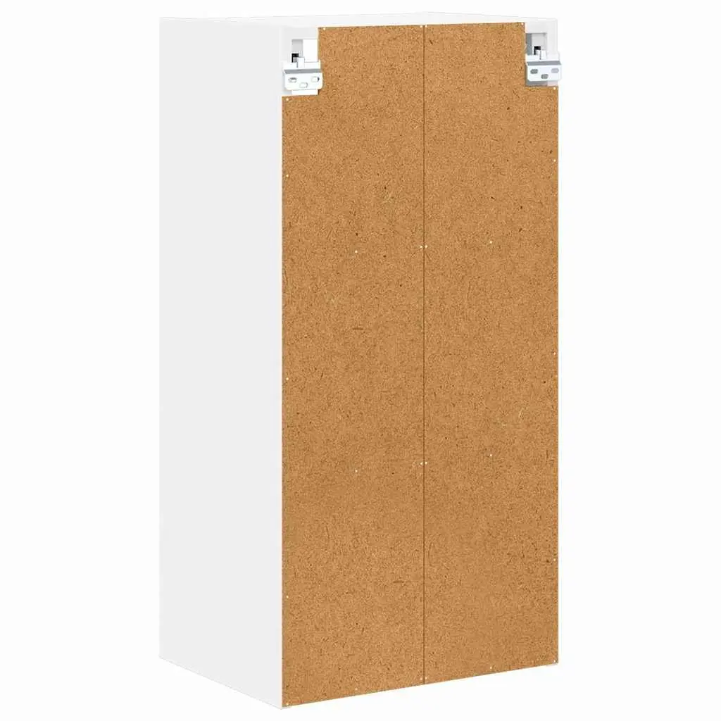 Hanging Kitchen Cabinet Modern White Engineered Wood 40x29.5x80cm