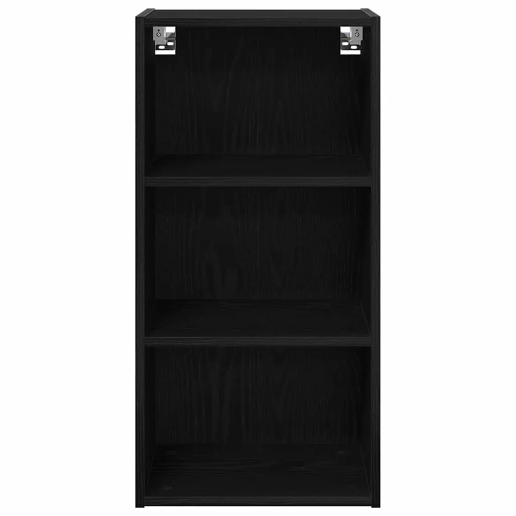 Hanging Kitchen Cabinet Modern Black Oak Engineered Wood 40 x 29.5 x 80 cm