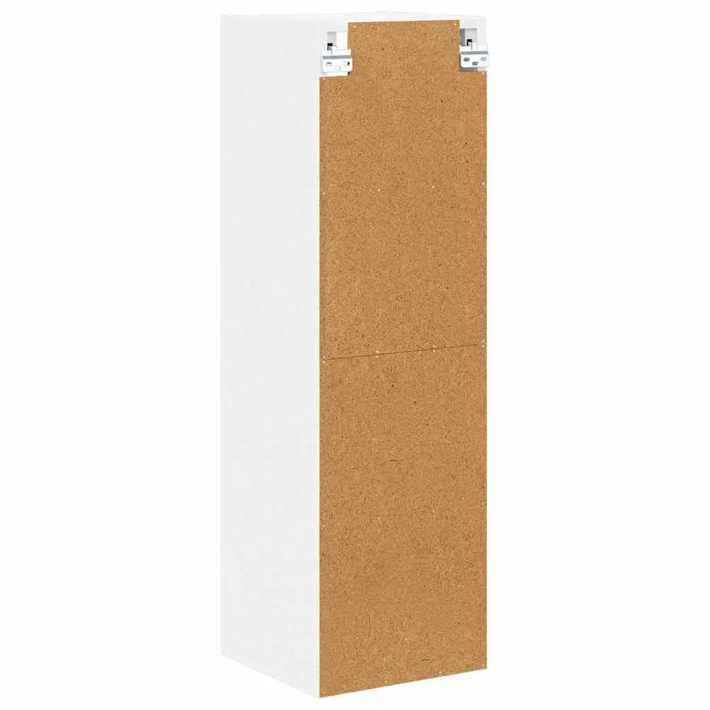 Hanging Kitchen Cabinet Modern White Engineered Wood 30 x 29.5