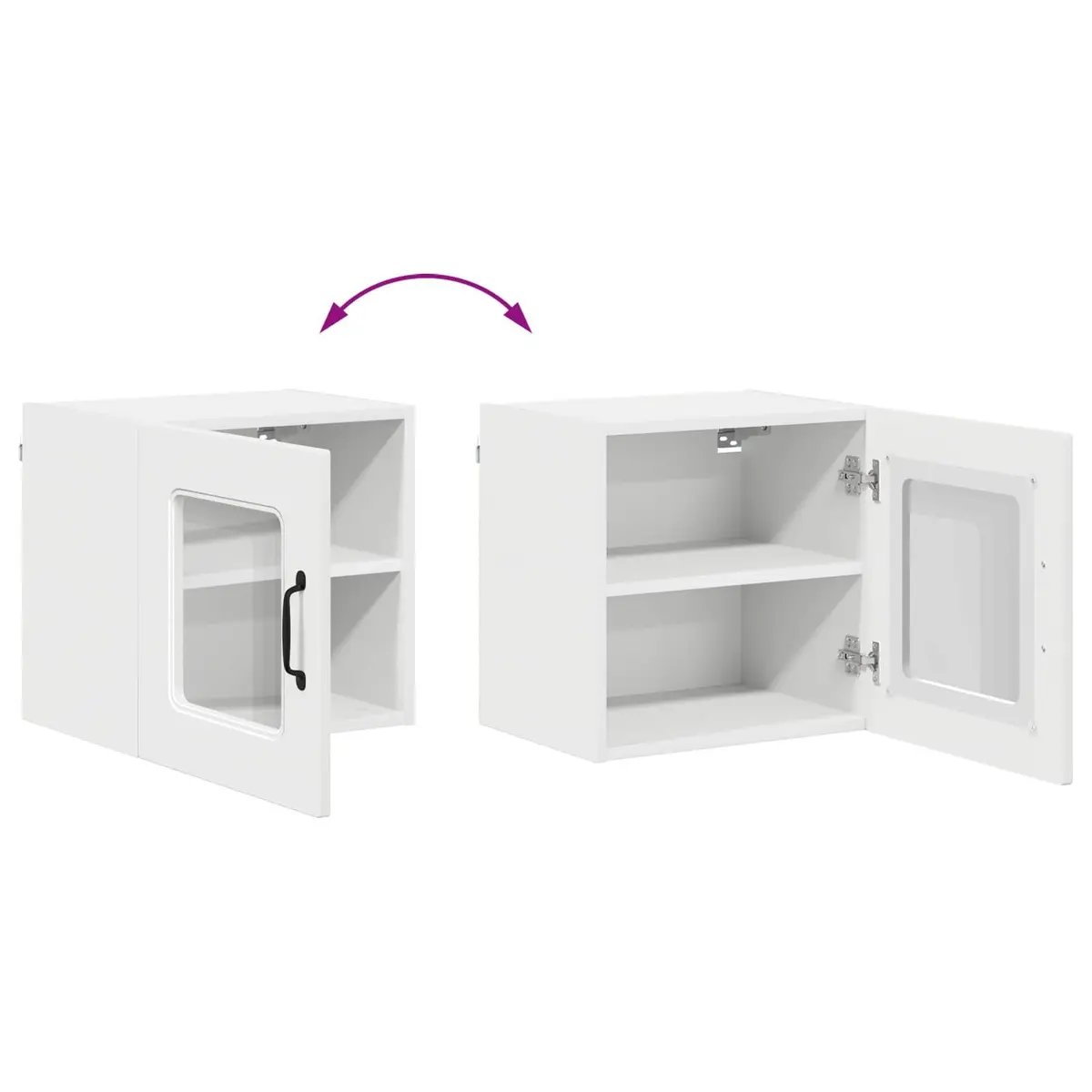 Dishwasher Panel Kitchen Cabinet Storage Engineered Wood White 40 x 31 x 40 cm