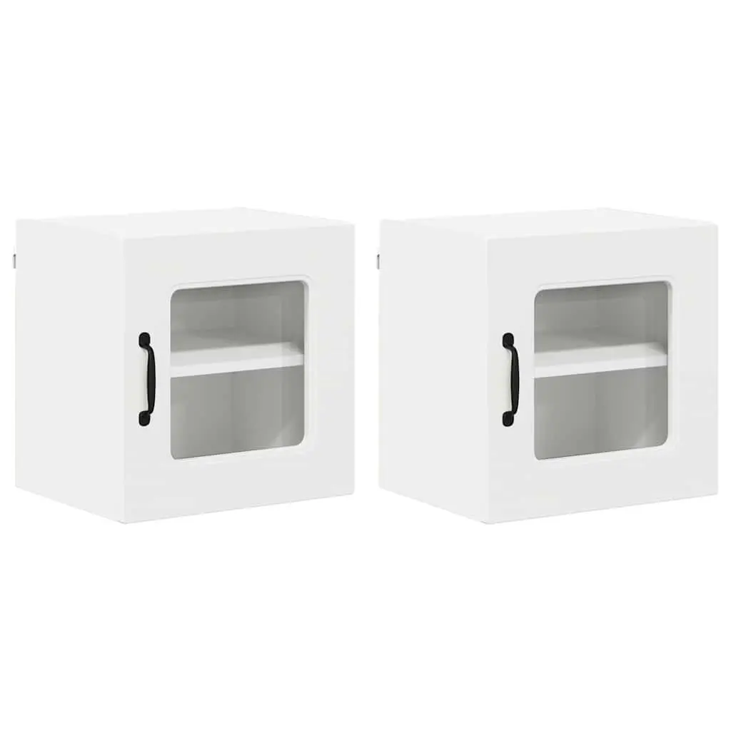 Dishwasher Panel White Engineered Wood 40 x 31 x 40 cm 2 Piece