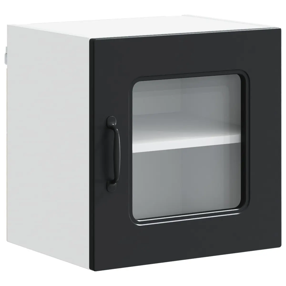 Black Kitchen Cabinet Panel