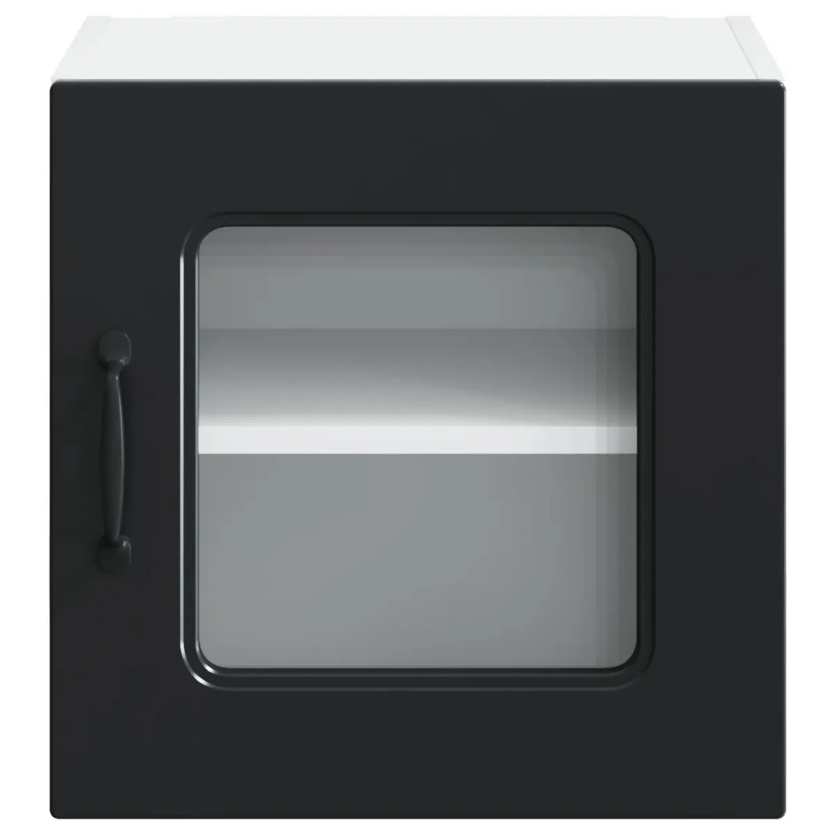Black Kitchen Cabinet Panel