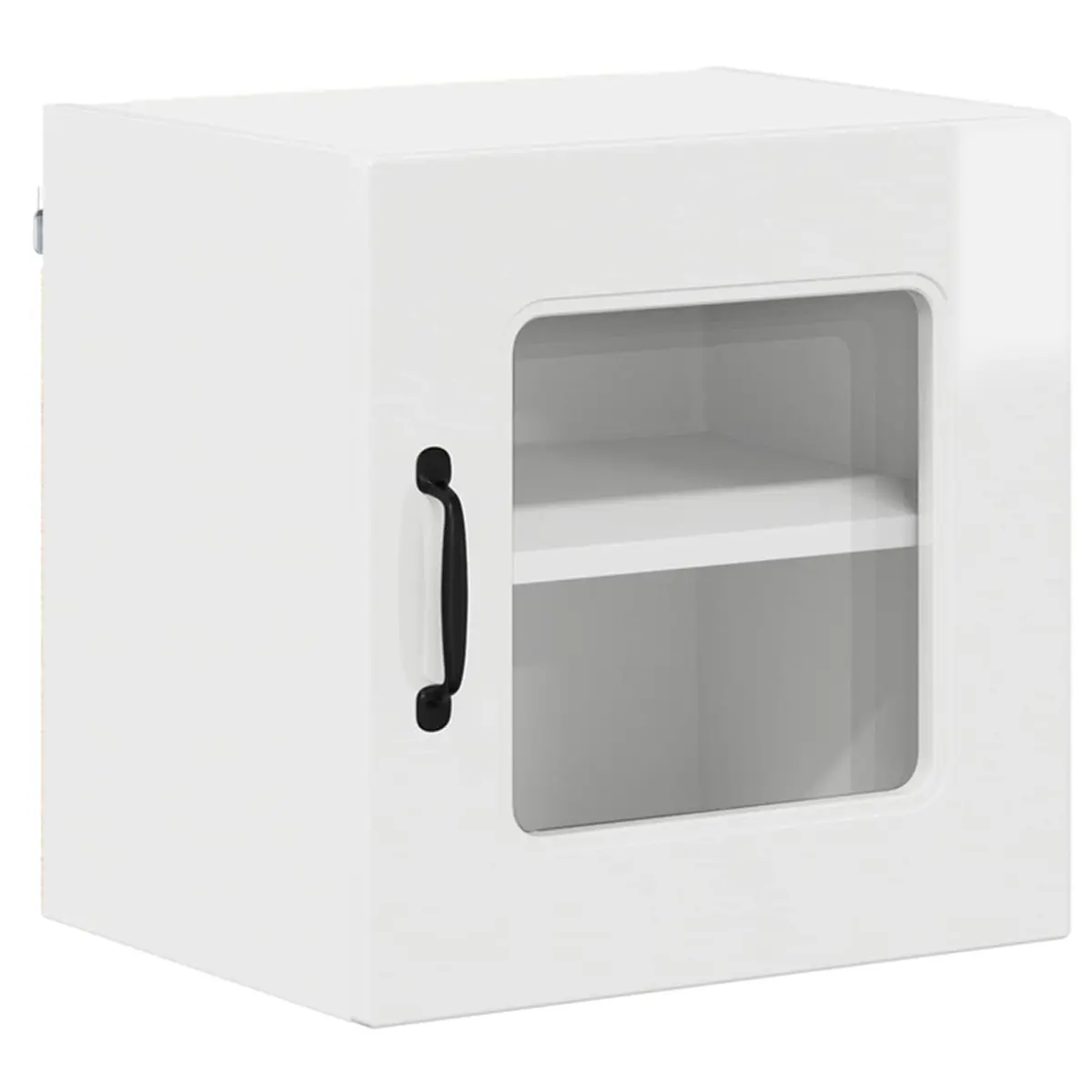 Kitchen Cabinet Dishwasher Panel High Gloss White 2 Piece
