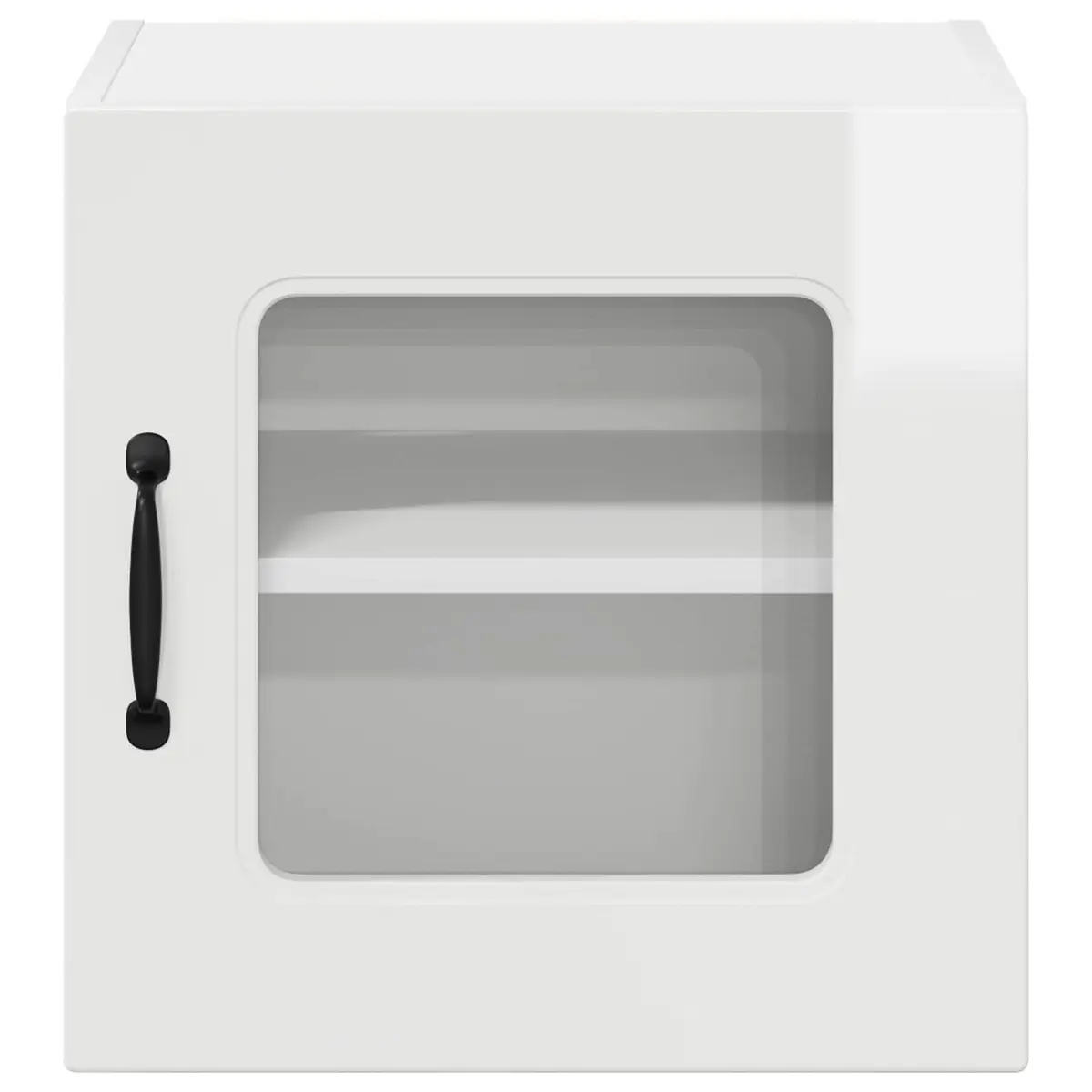 Kitchen Cabinet Dishwasher Panel High Gloss White 2 Piece