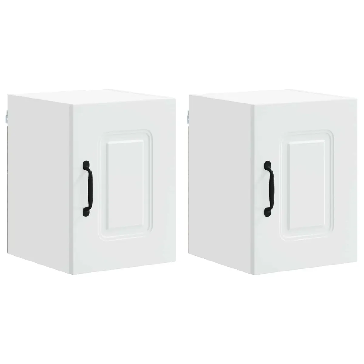 Engineered Wood Dishwasher Panel Modern White Kitchen Cabinet Door Cover 2 Piece