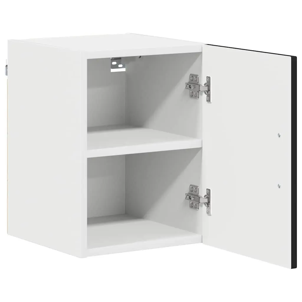 Black Kitchen Cabinet Dishwasher Panel Engineered Wood 30x31x40cm