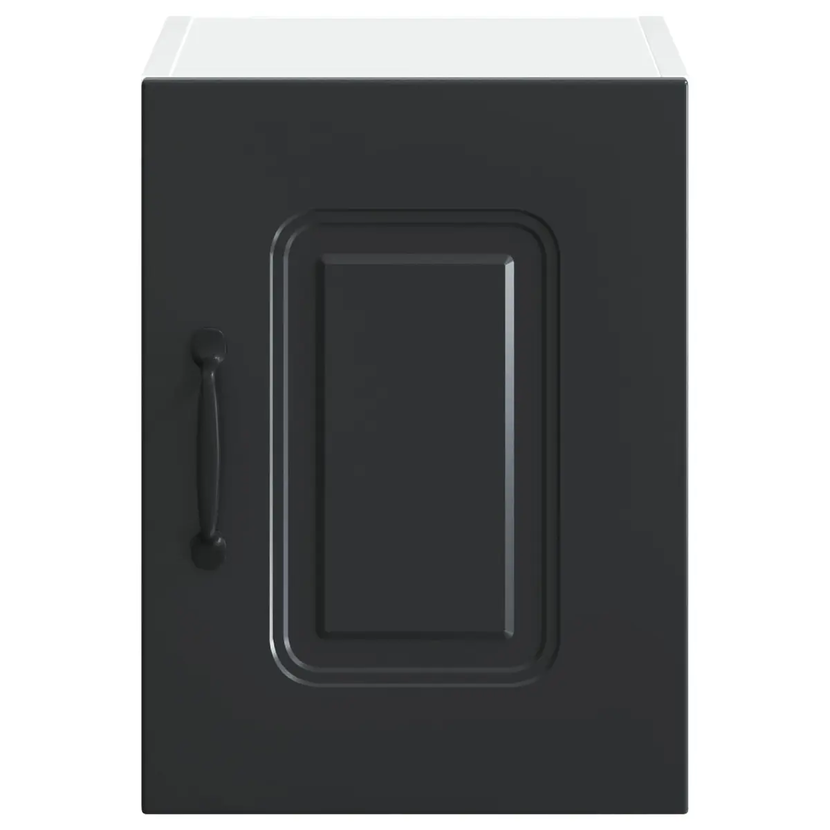 Black Kitchen Cabinet Dishwasher Panel Engineered Wood 30x31x40cm