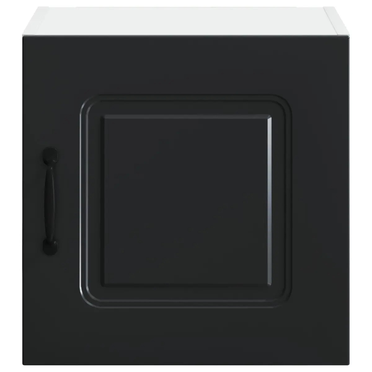 Dishwasher Panel Cabinet Storage Black Engineered Wood 40 x 31 x 40 cm