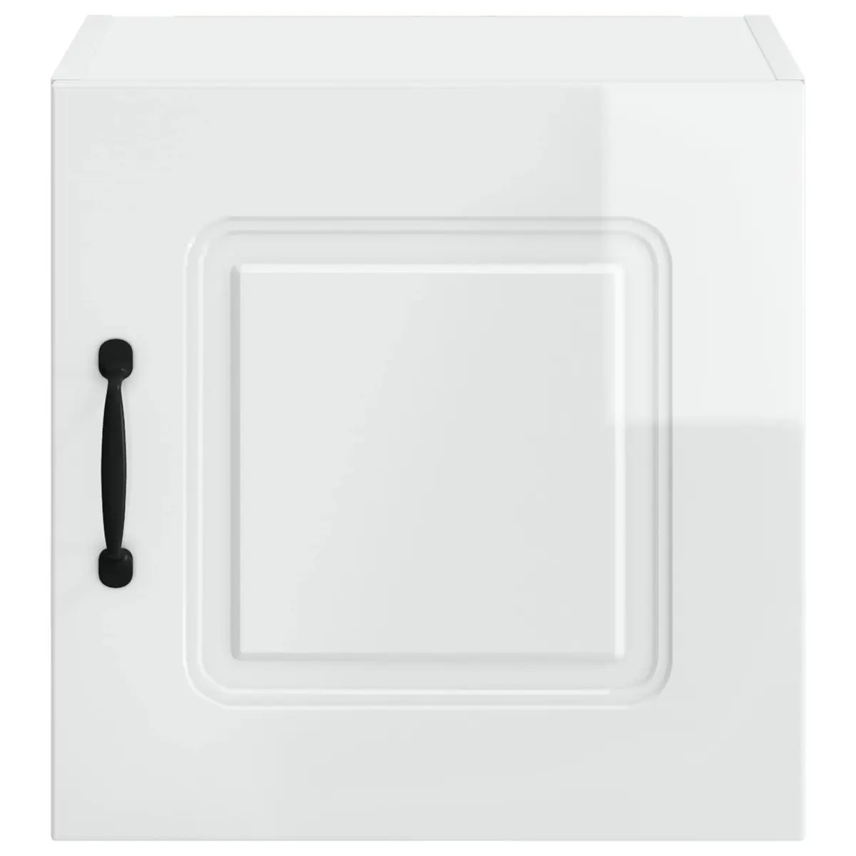 Kitchen Dishwasher Panel Cabinet 2 pcs High Gloss White Storage Cupboard