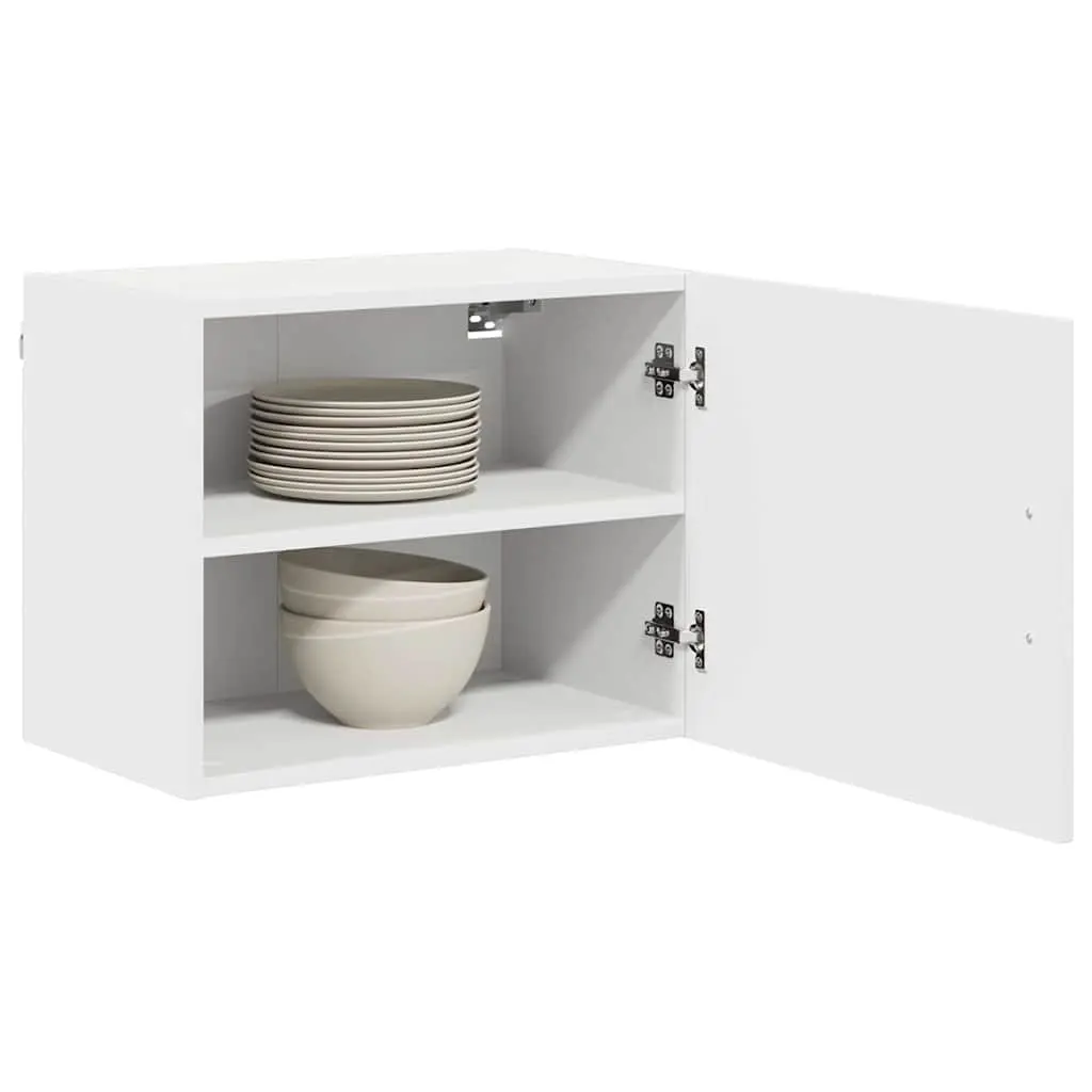 Kitchen Cabinet Modern White Engineered Wood Storage 50 x 31 x 40 cm