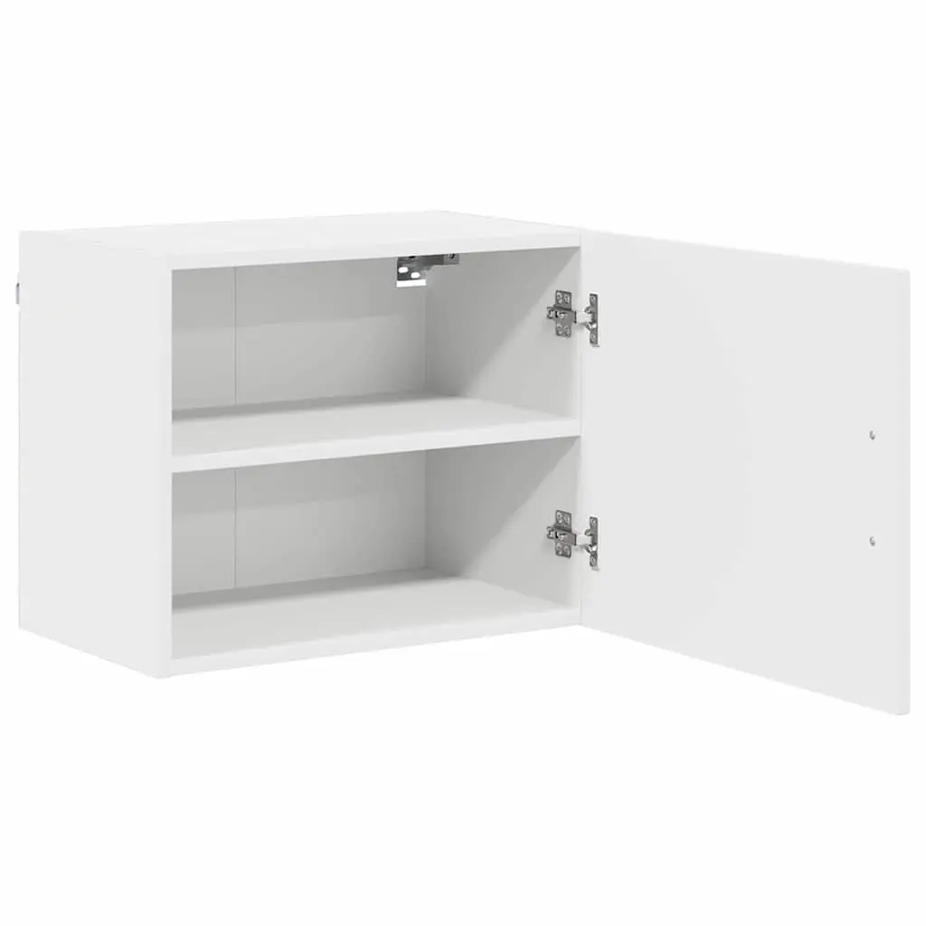 Kitchen Cabinet Modern White Engineered Wood Storage 50 x 31 x 40 cm