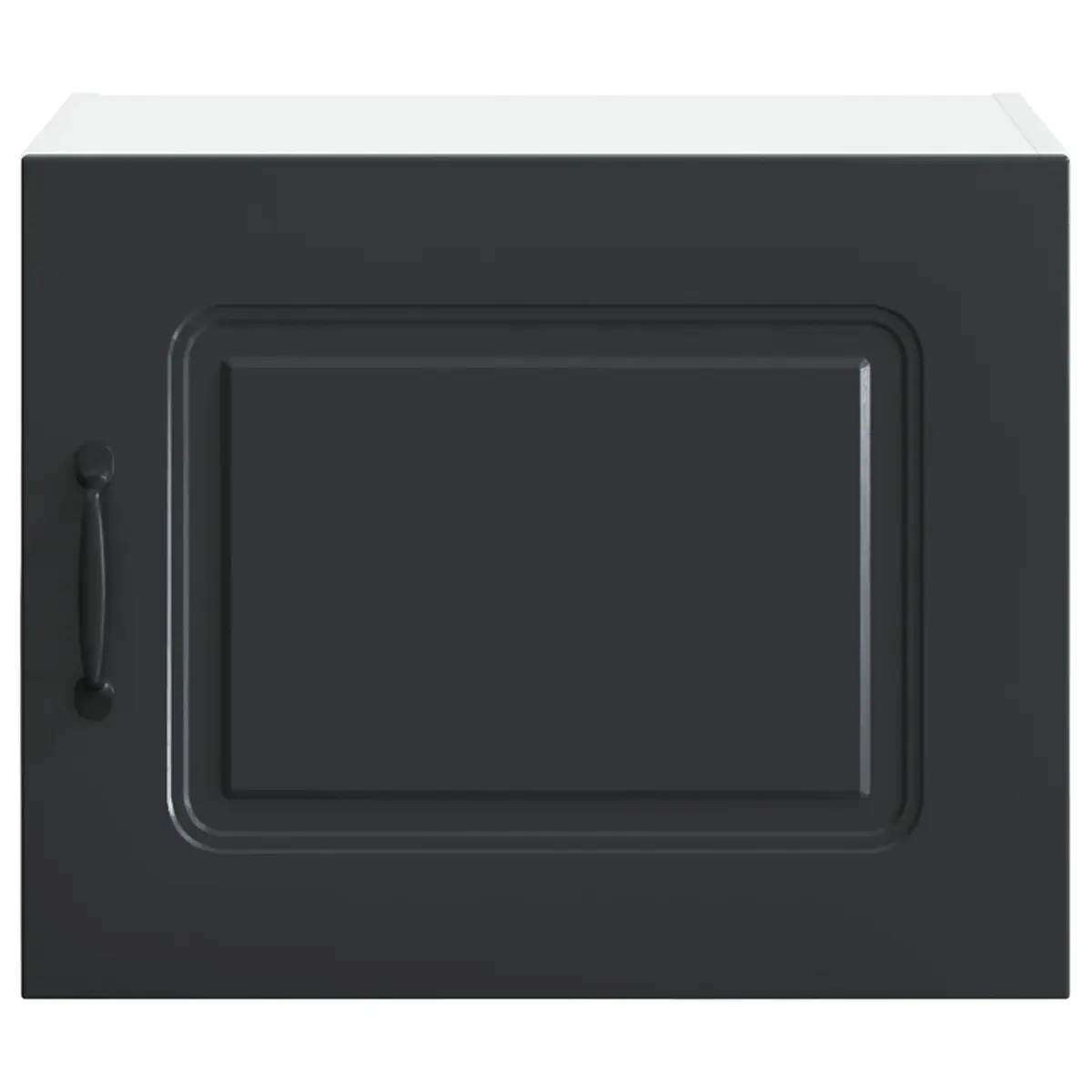 Dishwasher Panel Kitchen Cabinet Black Engineered Wood Storage Furniture 50 x 31 x 40 cm