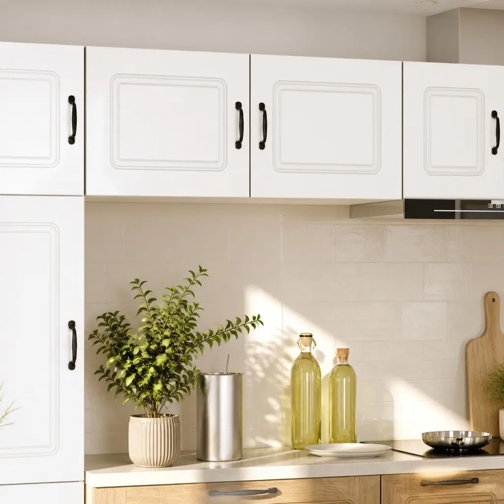 Dishwasher Panel Kitchen Cabinet High Gloss White 50 x 31 x 40 cm