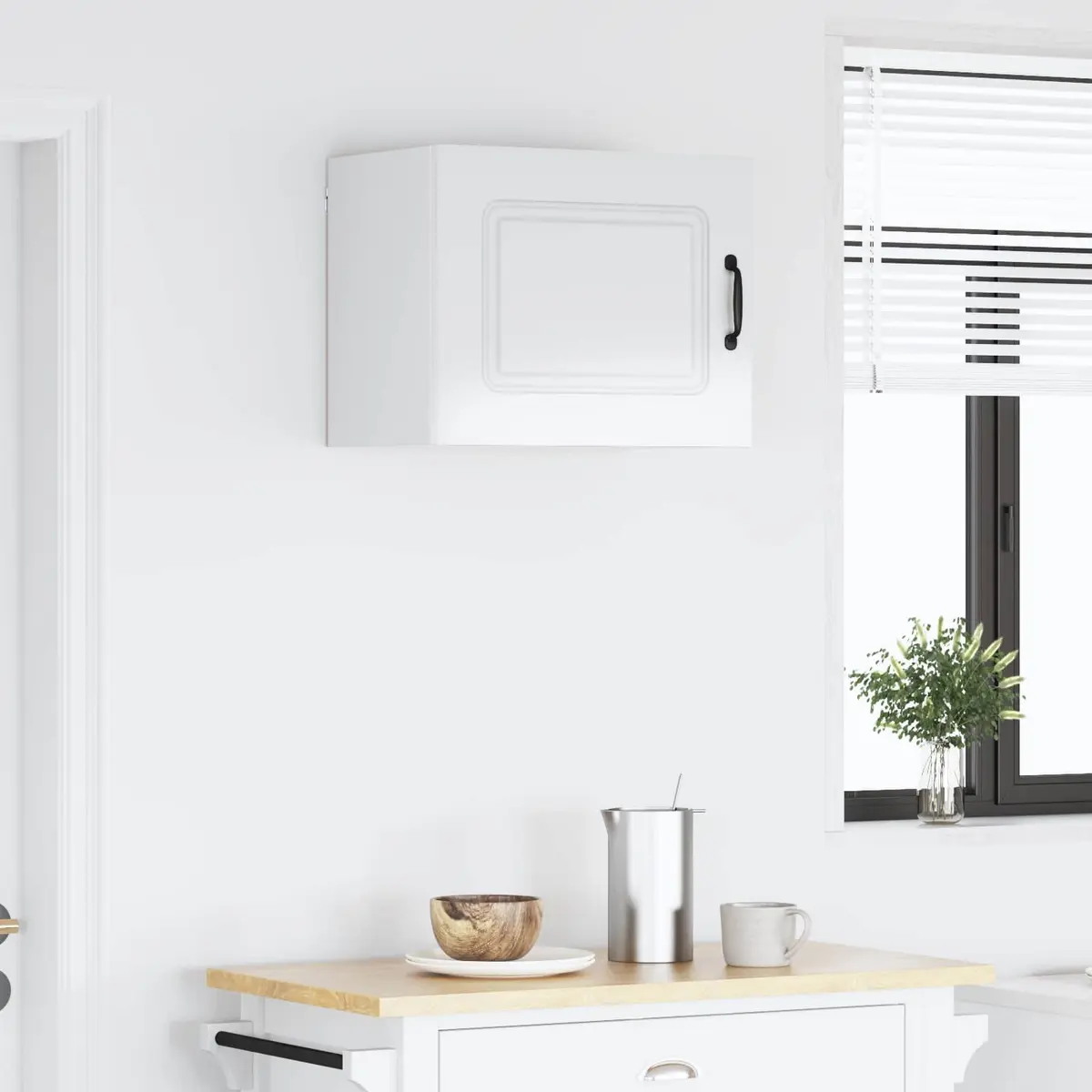 Dishwasher Panel Kitchen Cabinet High Gloss White 50 x 31 x 40 cm