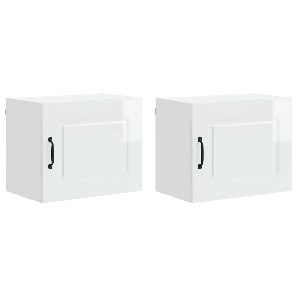 Kitchen Dishwasher Panel Cabinet High Gloss White Storage 50 x 31 x 40 cm
