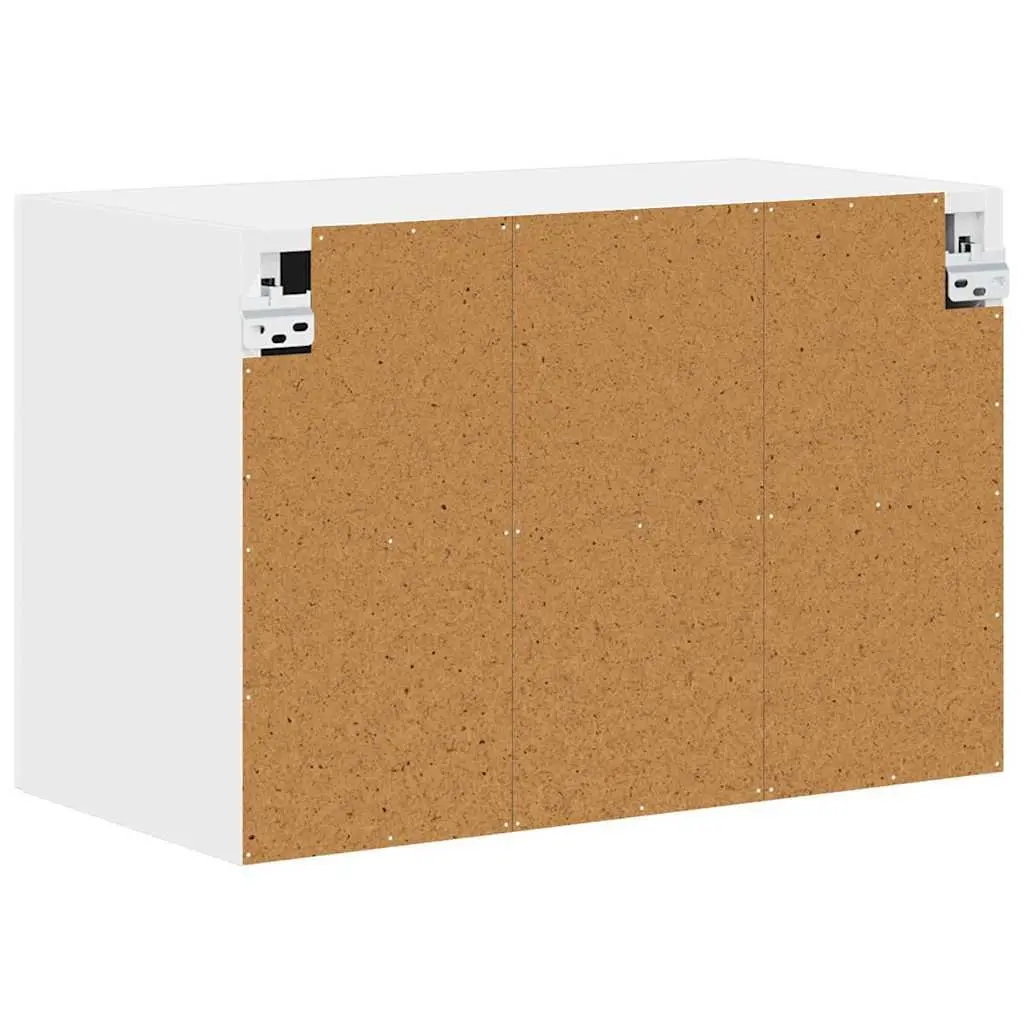 Kitchen Cabinet White Engineered Wood Storage Unit 60x31x40cm