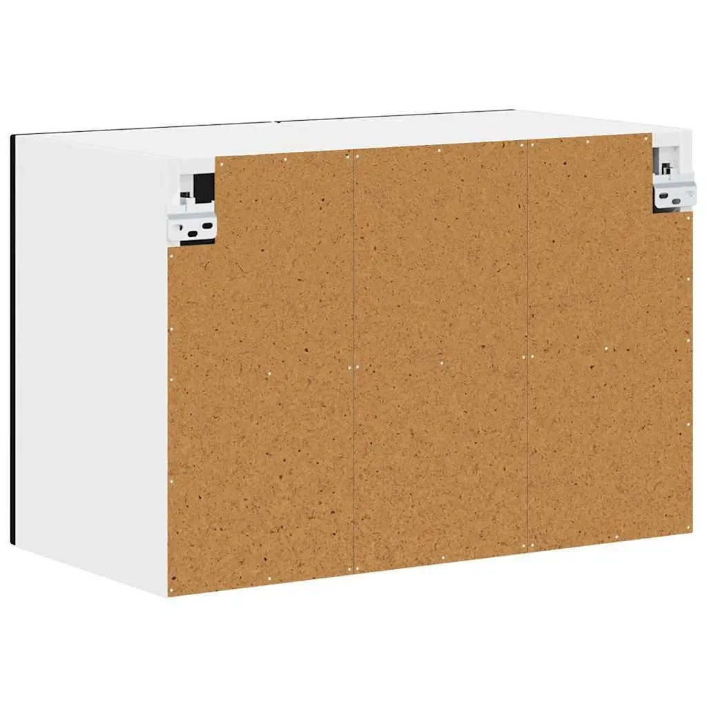 Kitchen Cabinet Dishwasher Panel Black Engineered Wood Storage 60 x 31 x 40cm