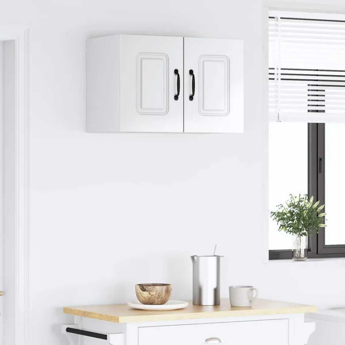 Dishwasher Panel Kitchen Cabinet High Gloss White Storage Organiser 60x31x40cm