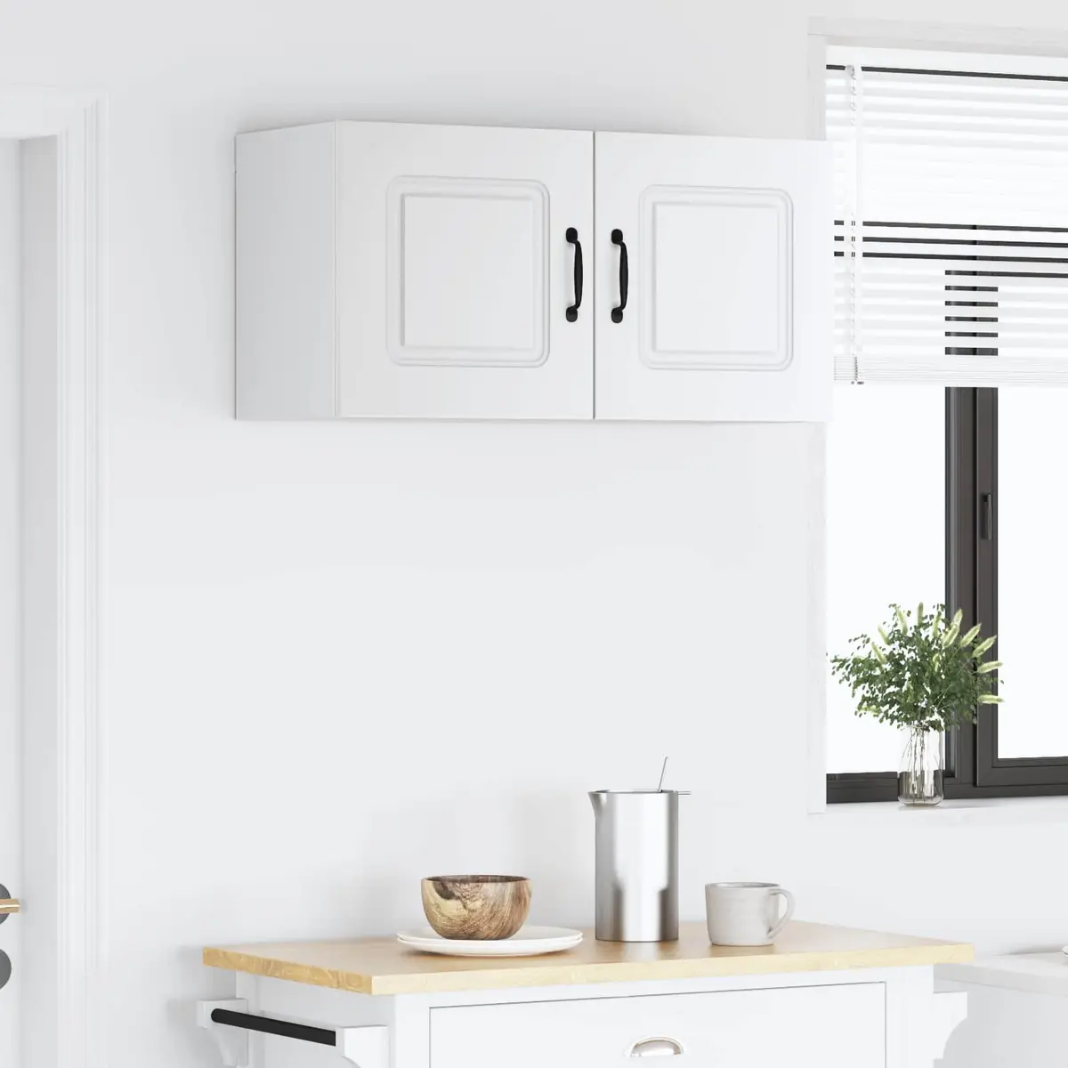 Dishwasher Panel Kitchen Cabinet White Engineered Wood 80 x 31 x 40 cm