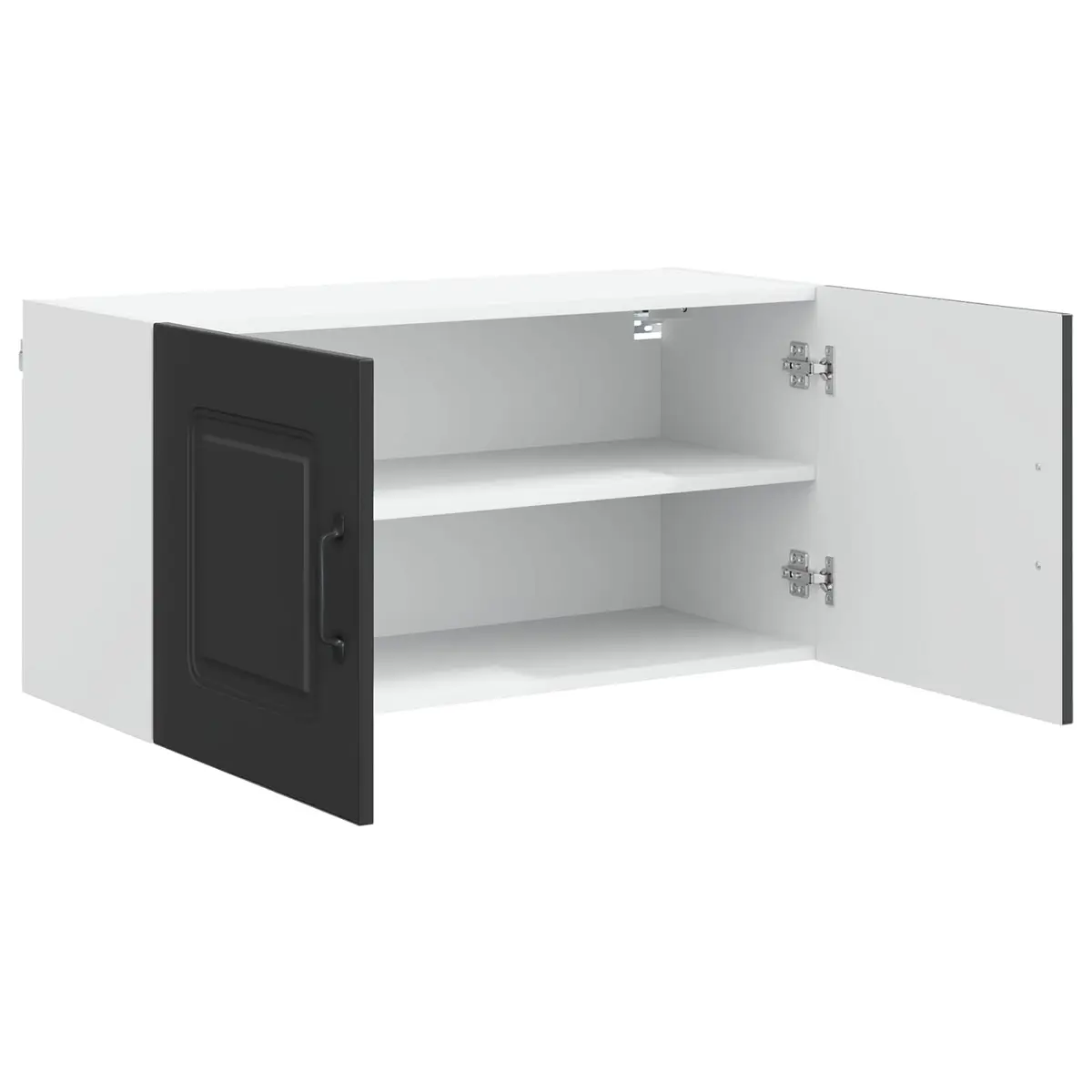Dishwasher Panel Kitchen Cabinet Black Engineered Wood Storage Cupboard