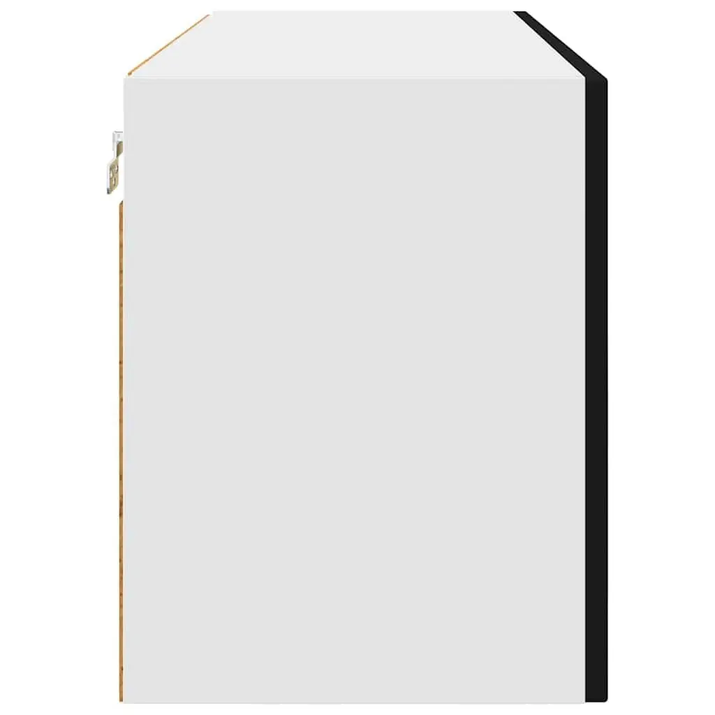 Dishwasher Panel Kitchen Cabinet Black Engineered Wood Storage Cupboard