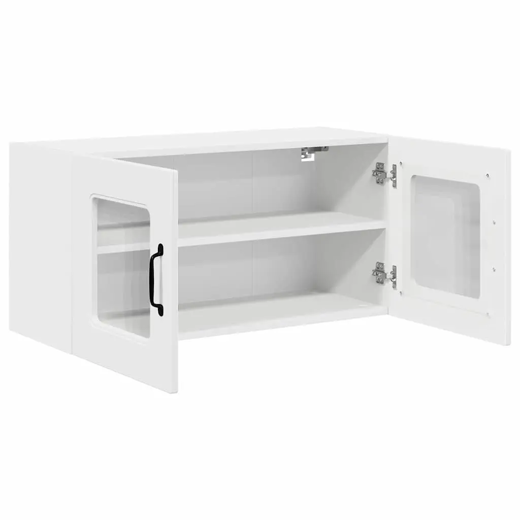 Dishwasher Panel Kitchen Cabinet White Engineered Wood Storage 80x31x40cm