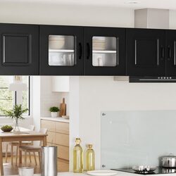 Your New Black Kitchen Cabinet for Easy Organization