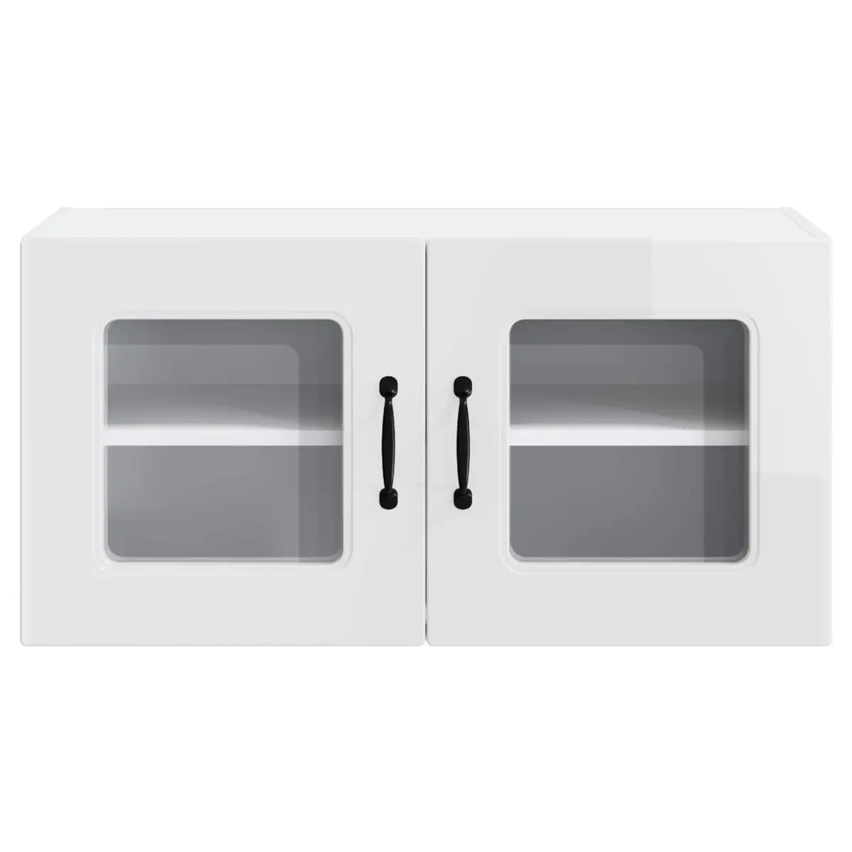 Dishwasher Panel Cabinet Storage Organiser Engineered Wood High Gloss White 80x31x40cm