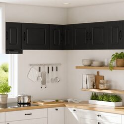 Enhance Your Kitchen with a Black Cabinet 57x57x40cm