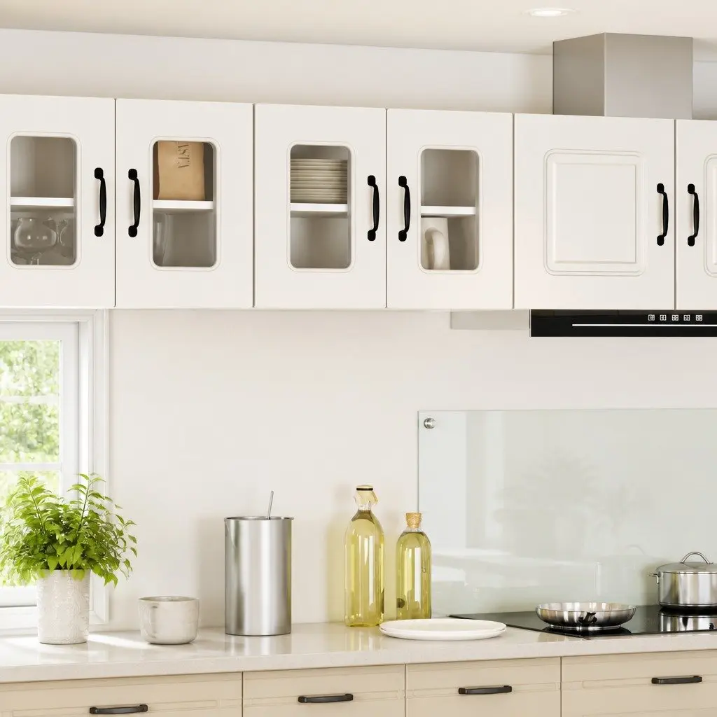 Kitchen Cabinet White Engineered Wood Storage Unit 60x31x40cm