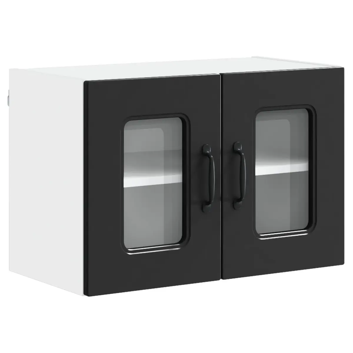 Dishwasher Panel Kitchen Cabinet Black Engineered Wood Storage 60x31x40cm