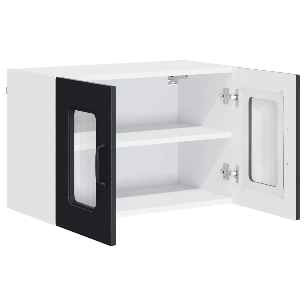 Dishwasher Kitchen Cabinet Panel Black Engineered Wood 60 x 31 x 40 cm 2 Piece