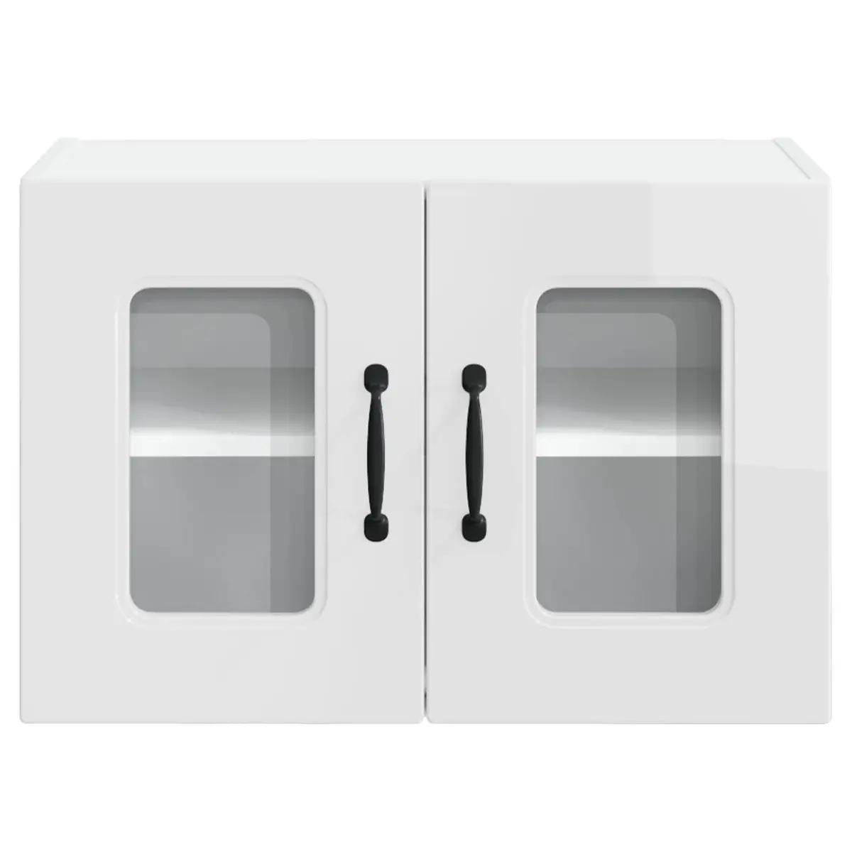 Dishwasher Panel Cabinet High Gloss White Engineered Wood Storage 60 x 31 x 40 cm