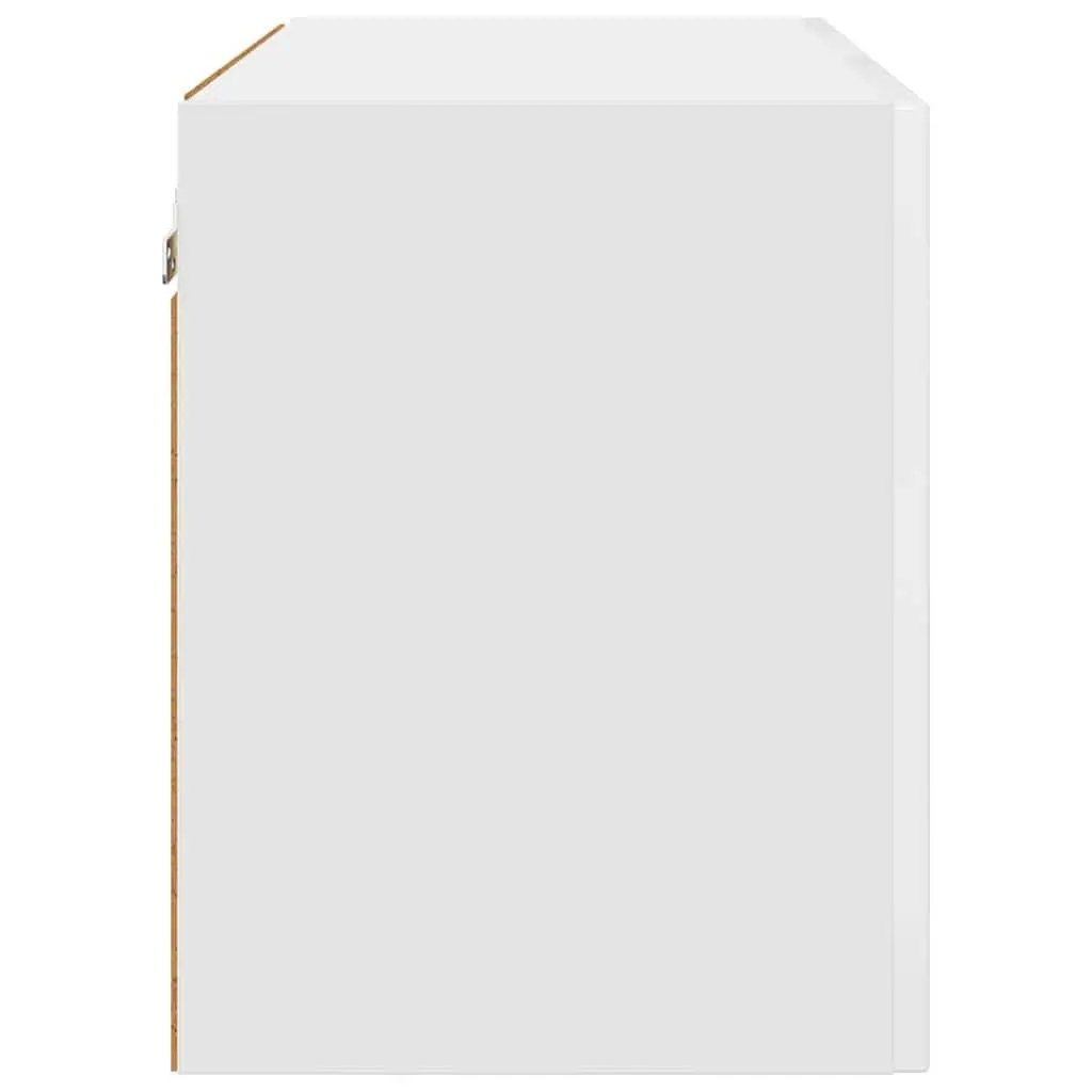 Dishwasher Panel High Gloss White Engineered Wood Cabinet Storage 2 Piece
