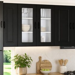 Your New Kitchen Companion: Black Storage Cabinet