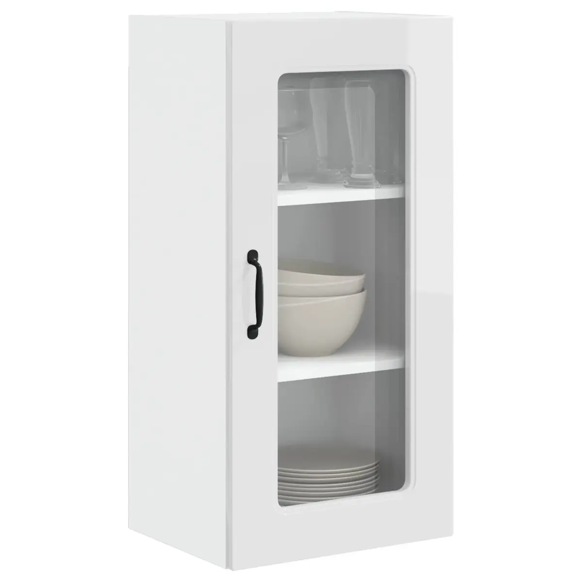 Dishwasher Panel White High Gloss Kitchen Cabinet Door Front Engineered Wood